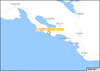 map of Kyuryonniyemi