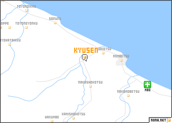 map of Kyūsen