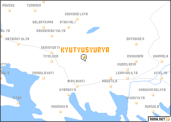 map of Kyutyusyur\