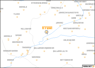 map of Kyūwī