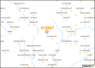 map of Kyuwut
