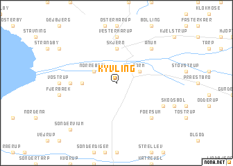 map of Kyvling