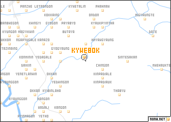 map of Kywebok