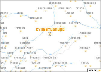 map of Kywebyudaung