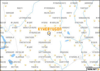 map of Kywebyugon