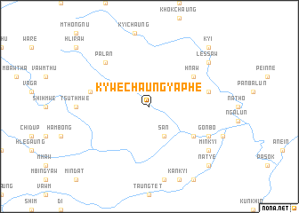 map of Kywechaung Yaphè