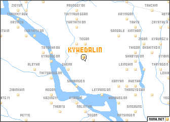 map of Kywedalin