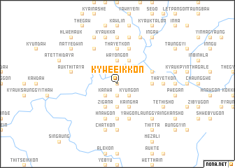 map of Kywe-eikkon