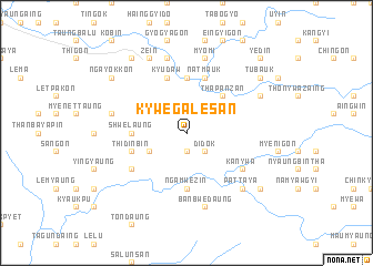 map of Kywegalesan