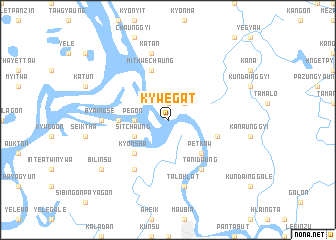 map of Kywegat