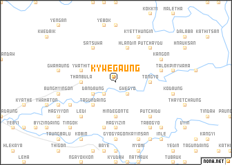 map of Kywegaung