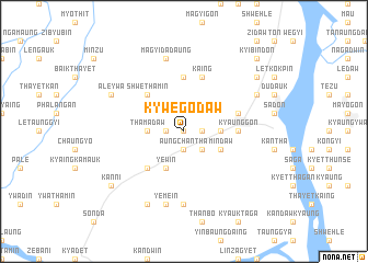 map of Kywegodaw