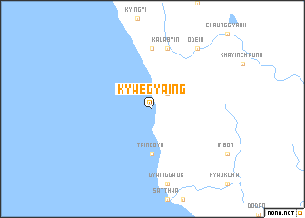 map of Kywegyaing