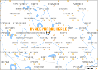 map of Kywegyandaukgale