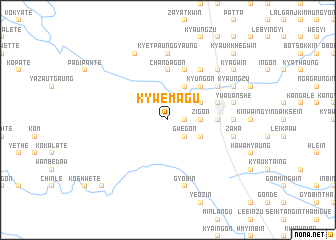 map of Kywèmagu