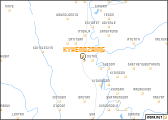 map of Kywenozaing