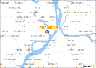 map of Kywepagan