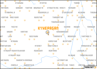 map of Kywepagan