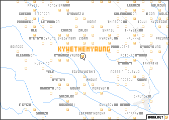 map of Kywèthemyaung