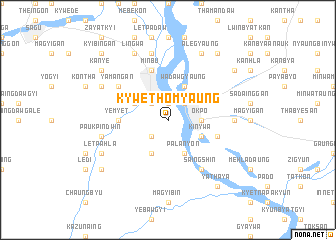 map of Kywethomyaung