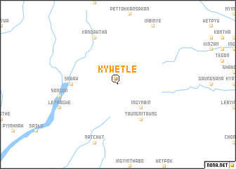 map of Kywetlè