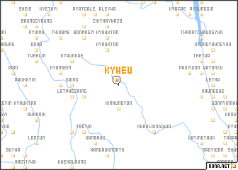 map of Kywè-u