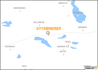 map of Kyynämöinen