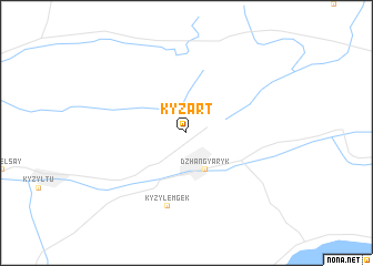 map of Kyzart