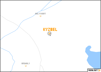 map of Kyzbelʼ