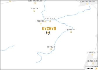 map of Kyzh\