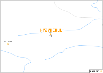 map of Kyzykchul\