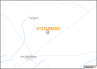 map of Kyzylasker