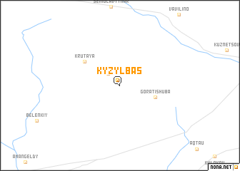 map of Kyzylbas