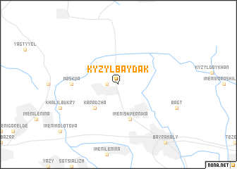 map of Kyzylbaydak