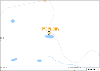 map of Kyzylbay