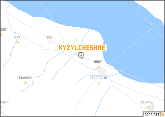 map of Kyzyl-Cheshme