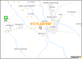 map of Kyzyl Gayrat