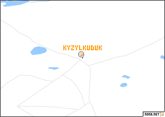 map of Kyzylkuduk