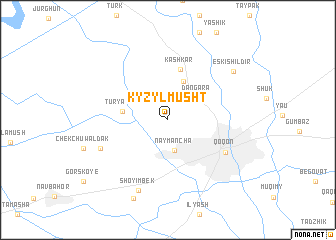 map of Kyzylmusht