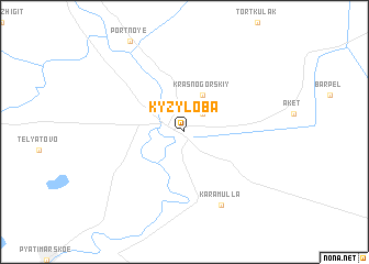 map of Kyzyloba