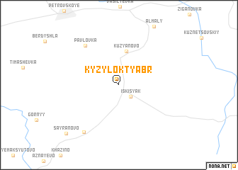 map of Kyzyl-Oktyabr\