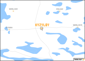 map of Kyzyloy