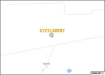 map of Kyzylsaray