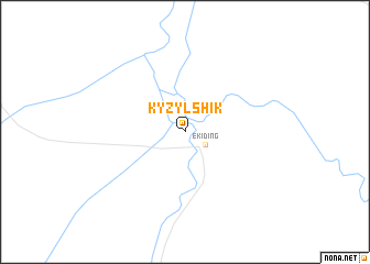 map of Kyzylshik