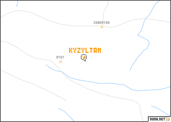 map of Kyzyltam