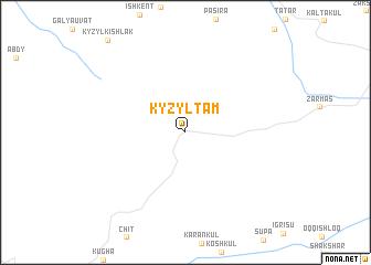 map of Kyzyltam