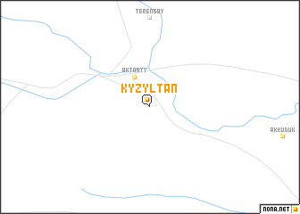 map of Kyzyltan