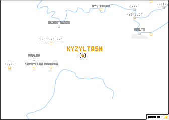 map of Kyzyl-Tash