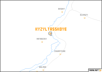 map of Kyzyltasskoye