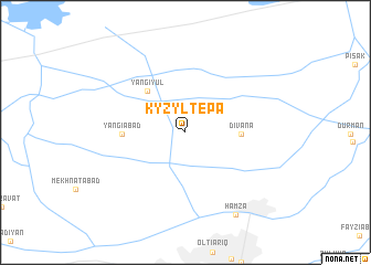 map of Kyzyltepa